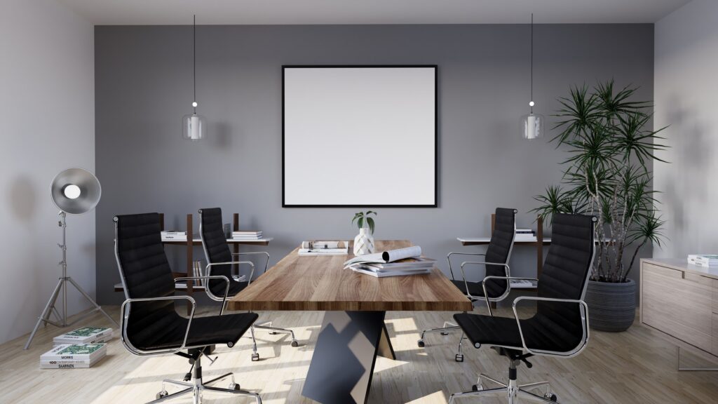 modern office cleaning image boardroom
