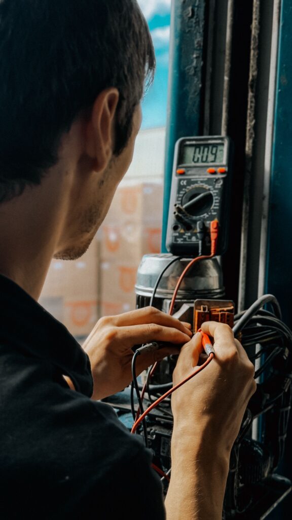 electrician at work